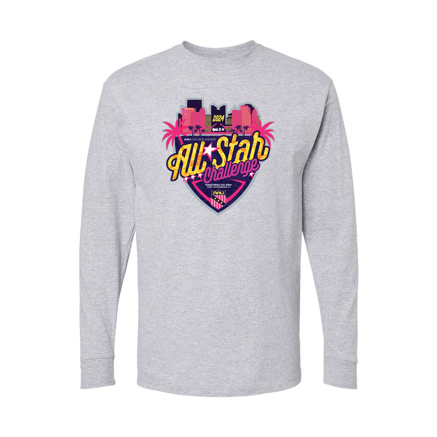 AAU College Hockey All Star Cotton Long Sleeve Tee