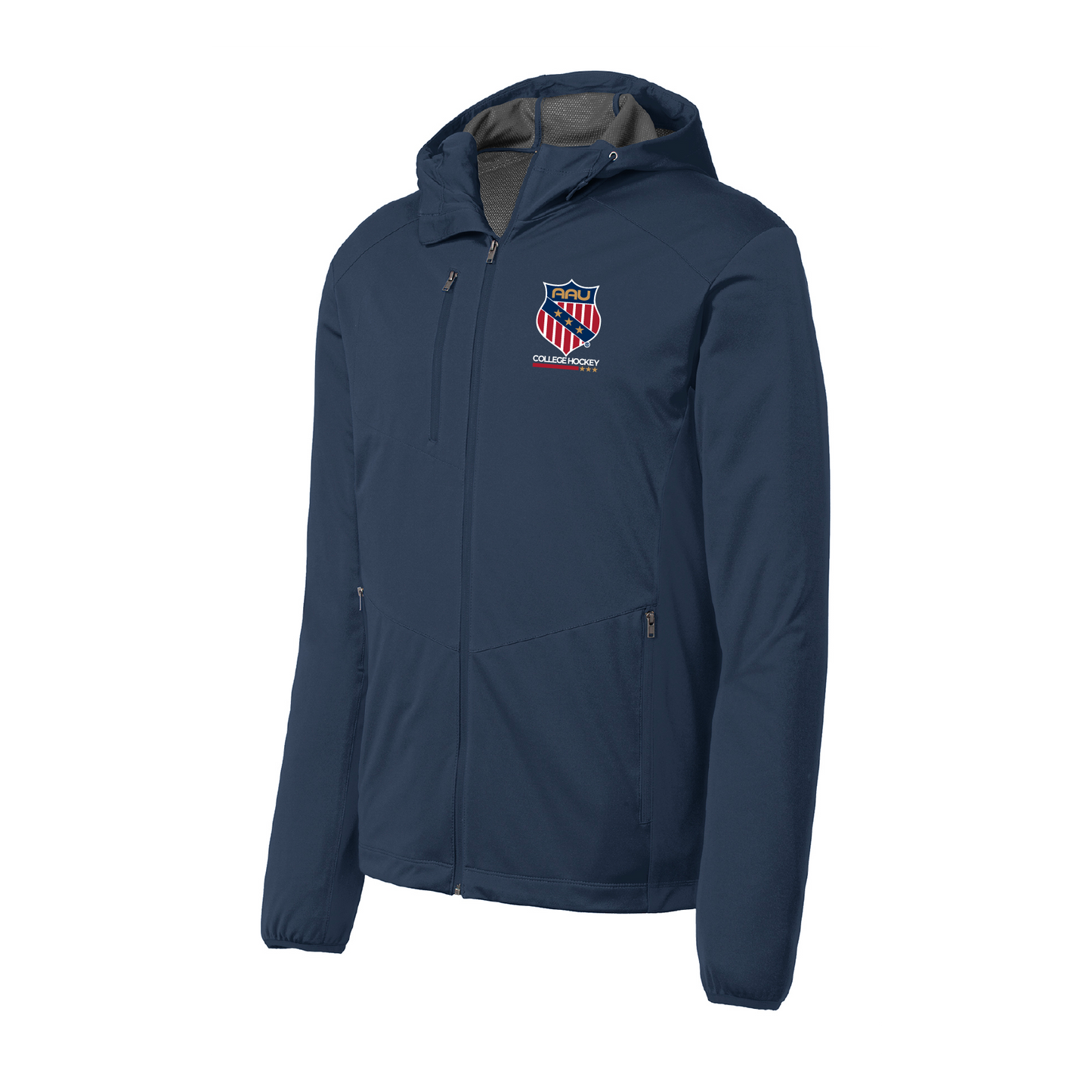 AAU College Hockey Port Authority Active Hooded Soft Shell Jacket