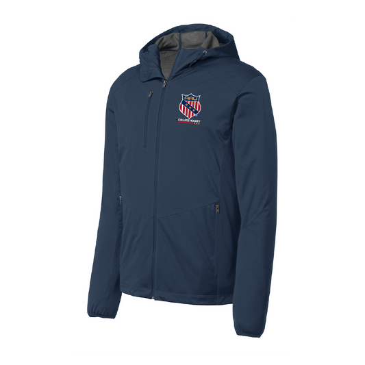 AAU College Hockey Port Authority Active Hooded Soft Shell Jacket